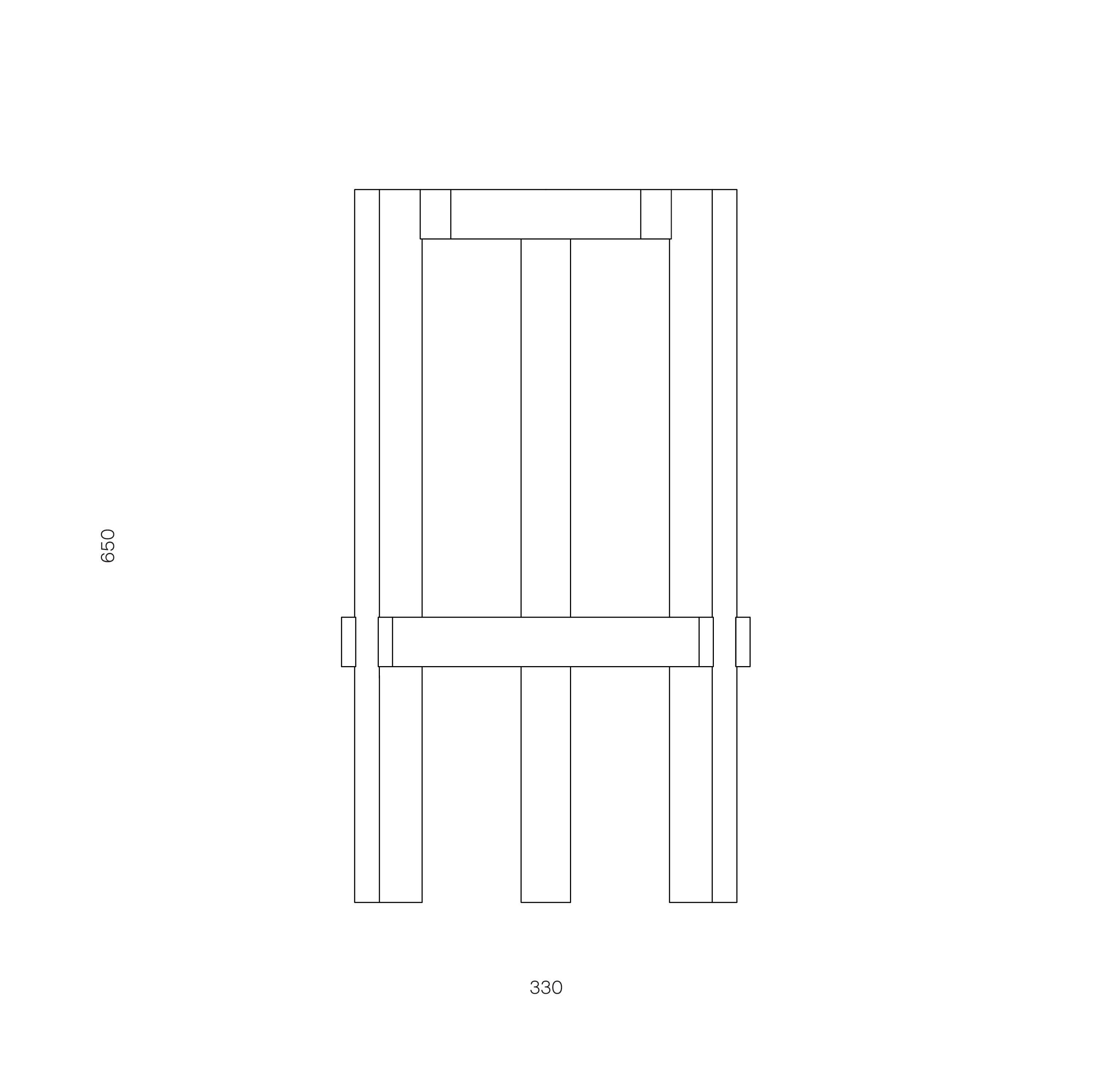 Ayo Barstool 650 oak