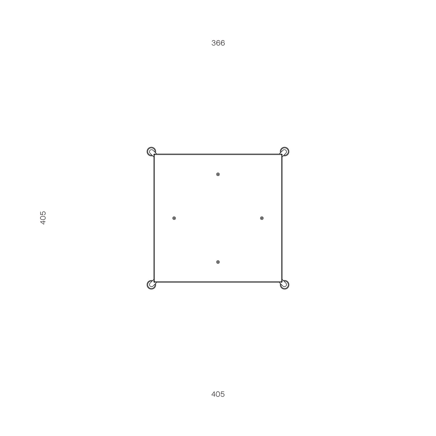 Climate Stool Square