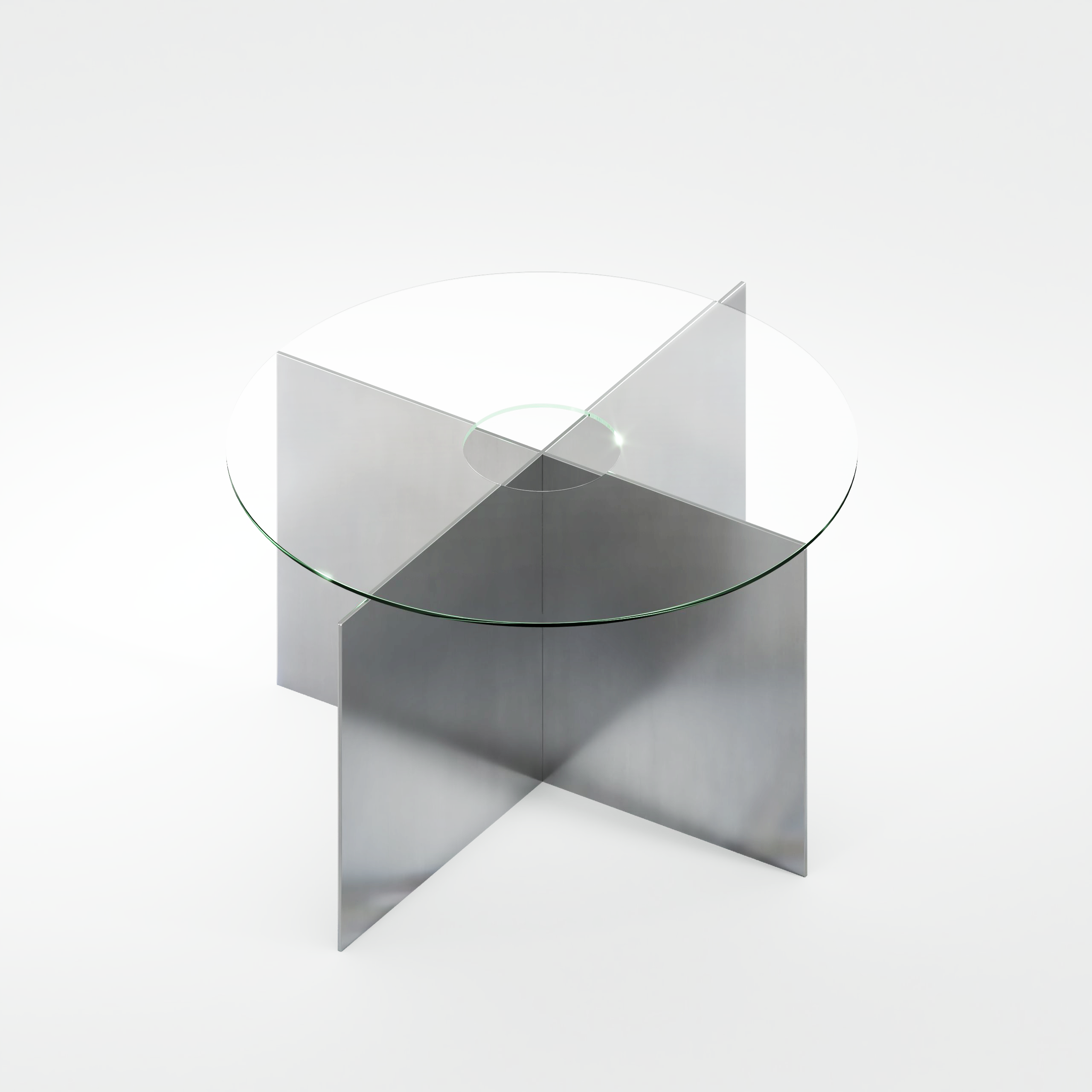 Disc Table Glass