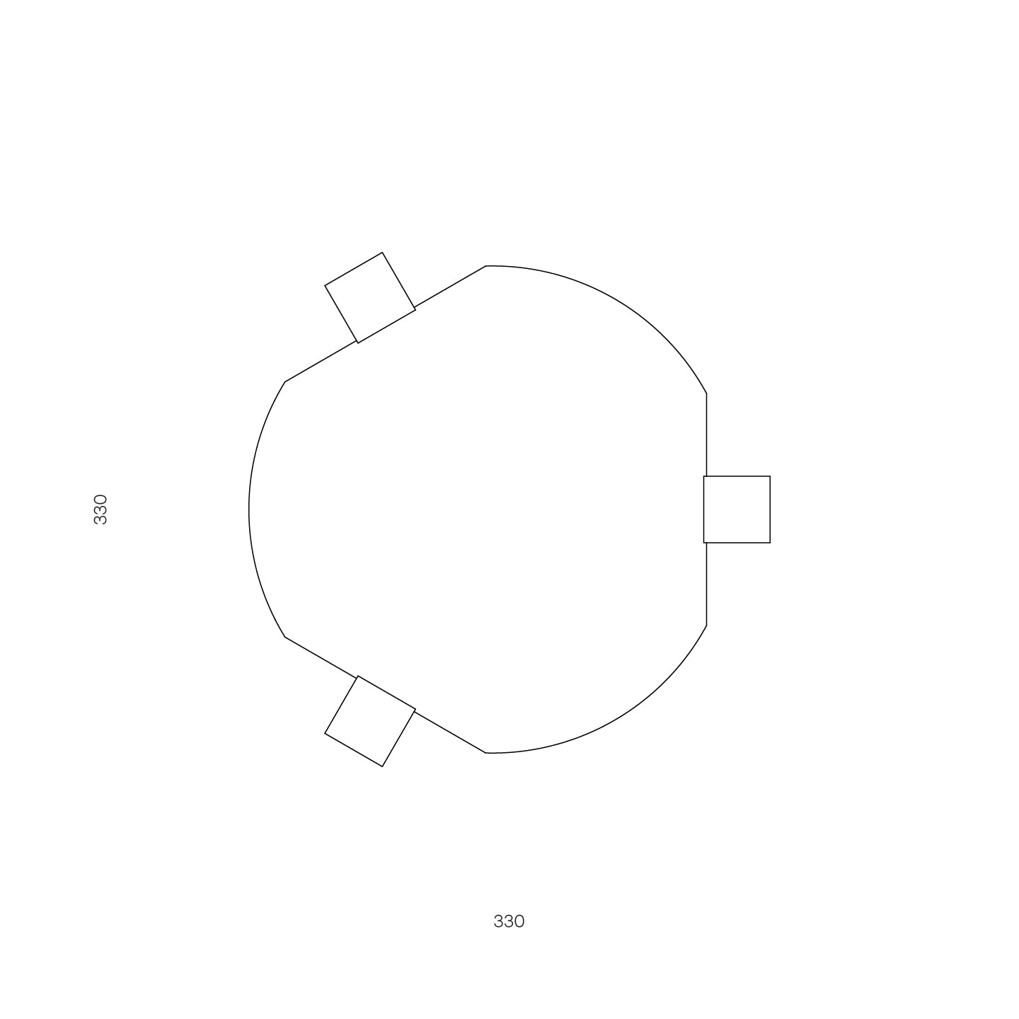 AYO Stool oiled solid oak