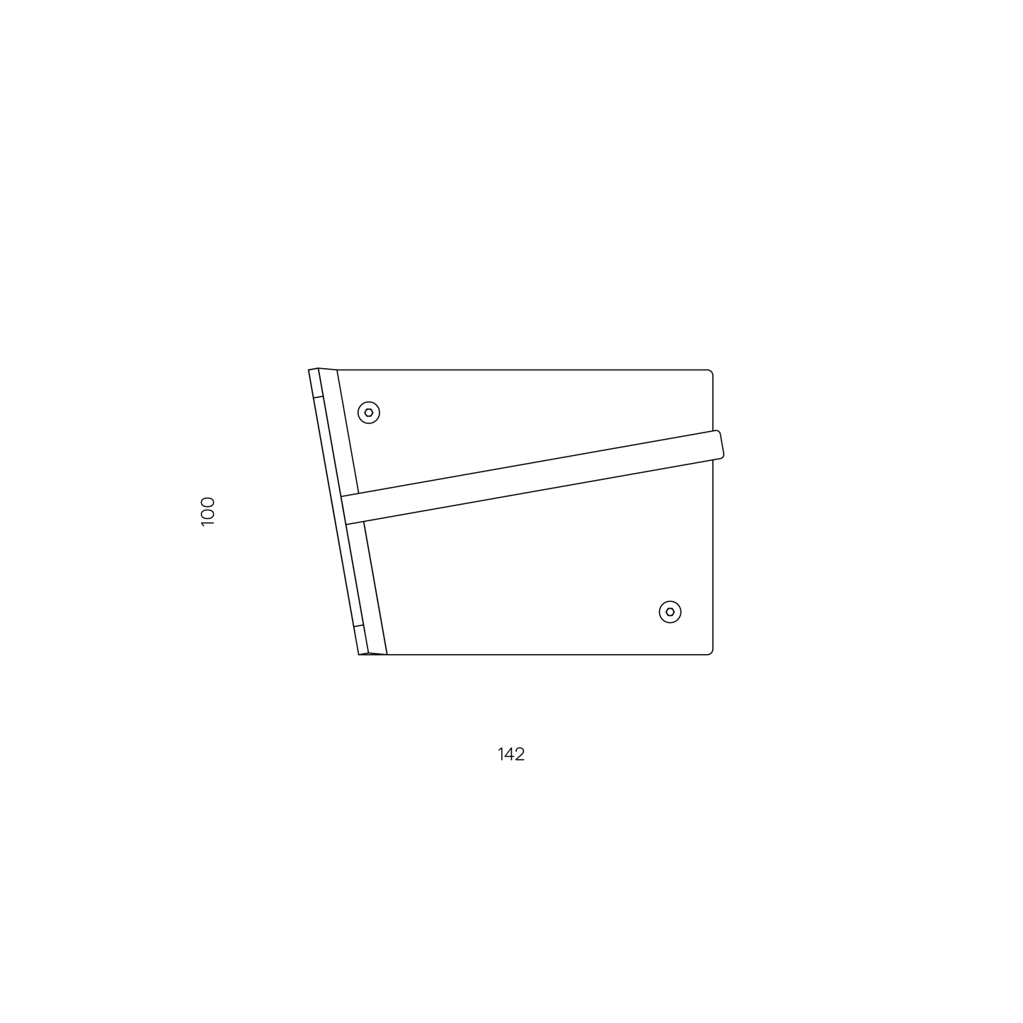 Paper Roll Holder high-polished