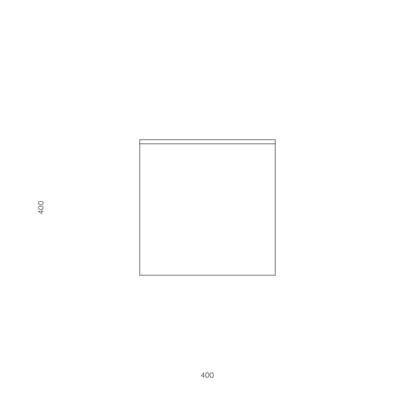 Stool Bench straight