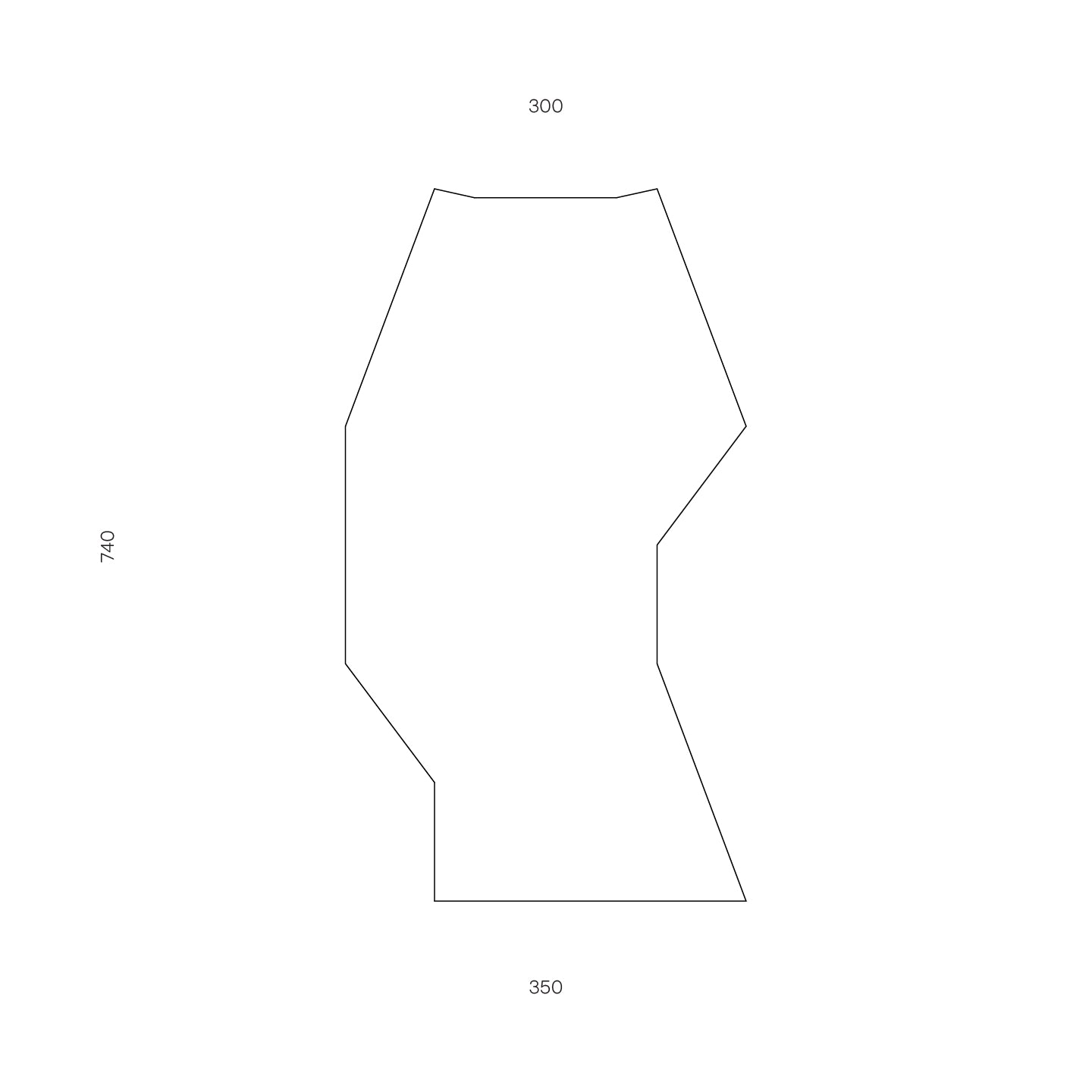 Table Console Deep Anthracite