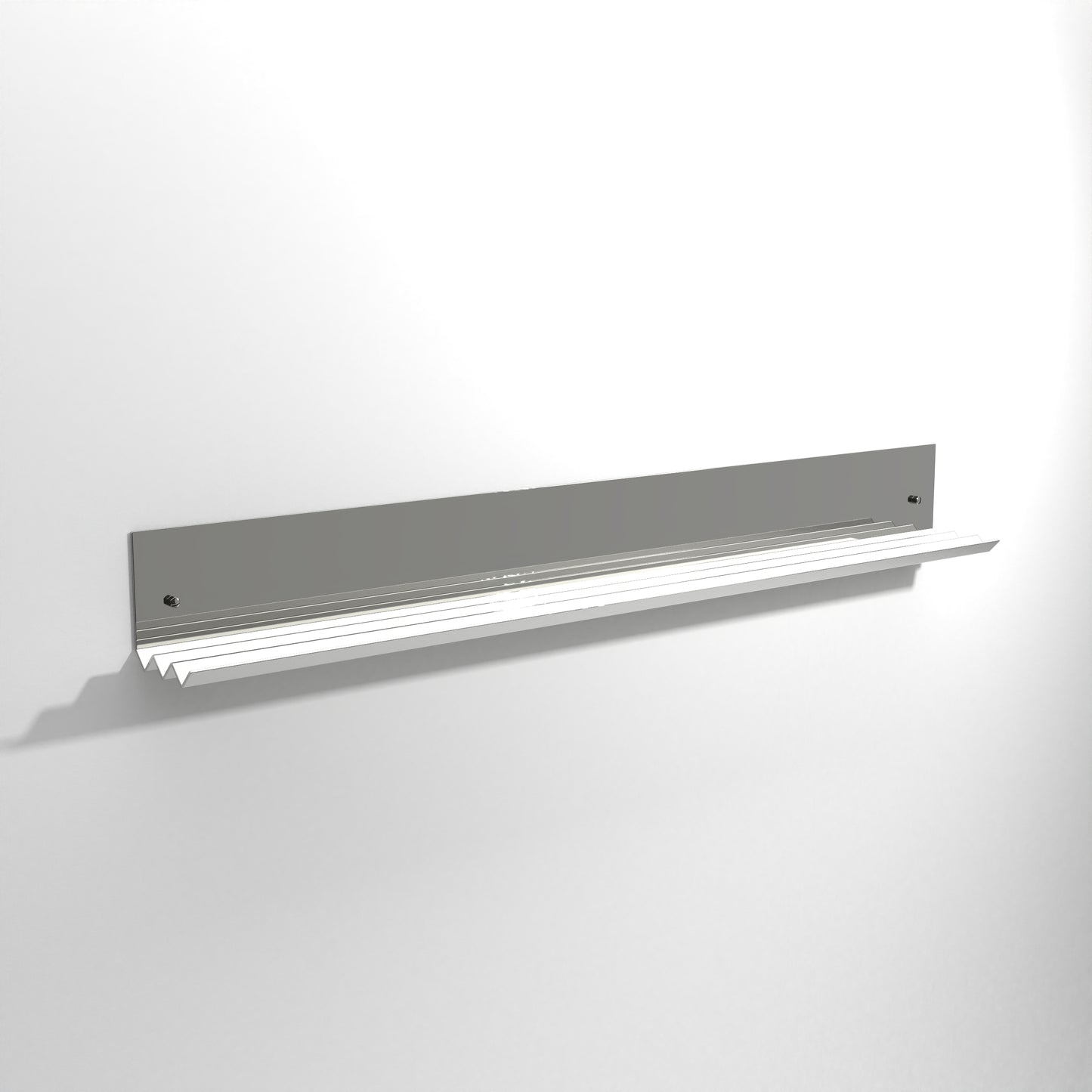 Catastrophe Shelve 1200mm/ 120mm high-polished