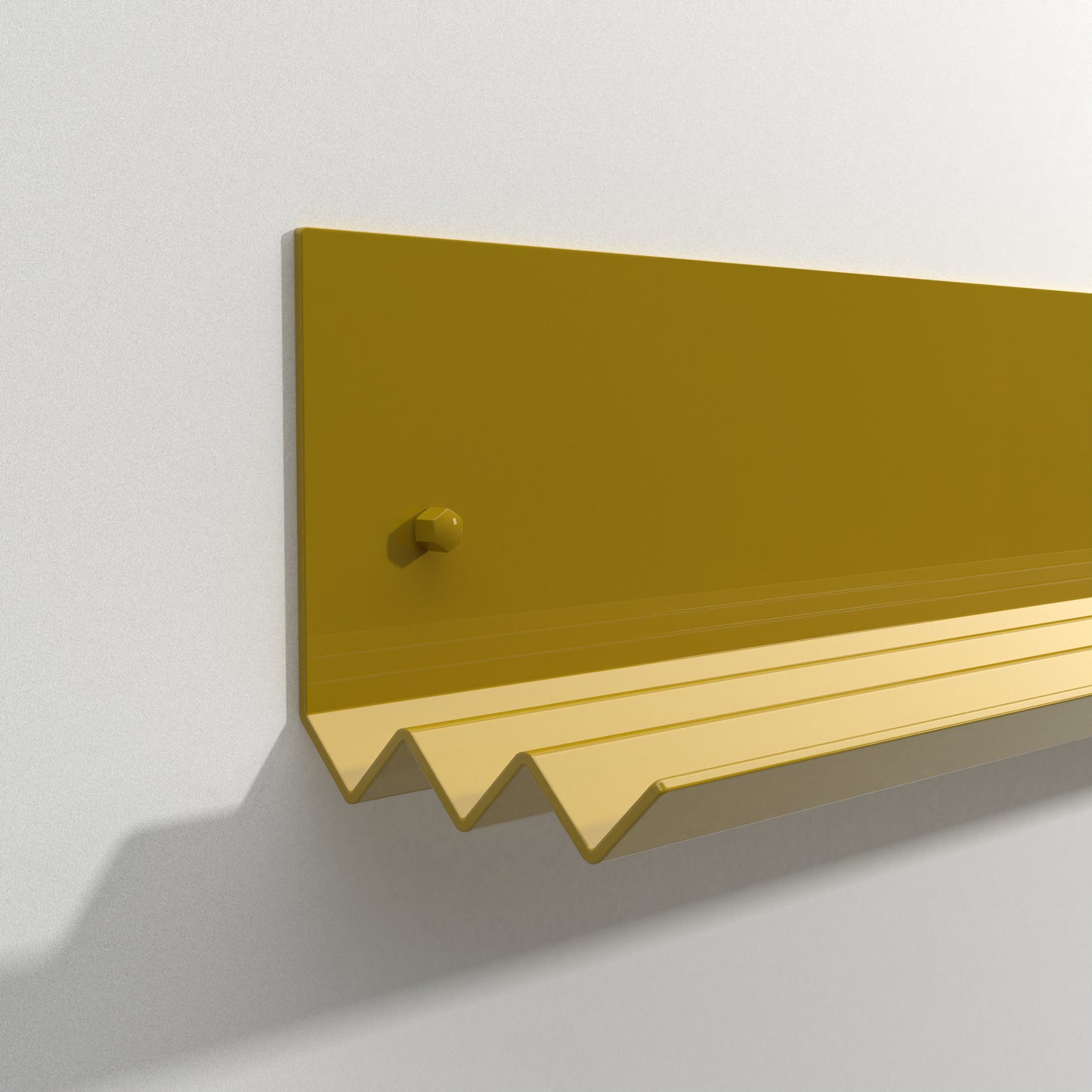 Catastrophe Shelve 1200mm/ 120mm currygelb
