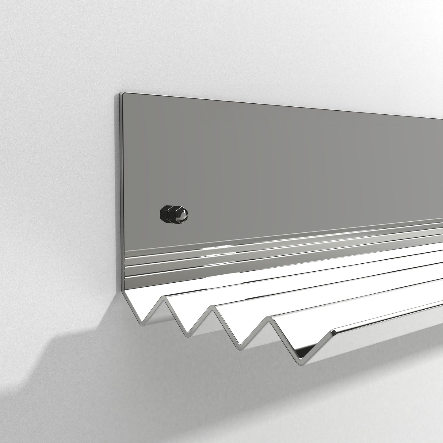 Catastrophe Shelve 800mm/ 160mm high-polished