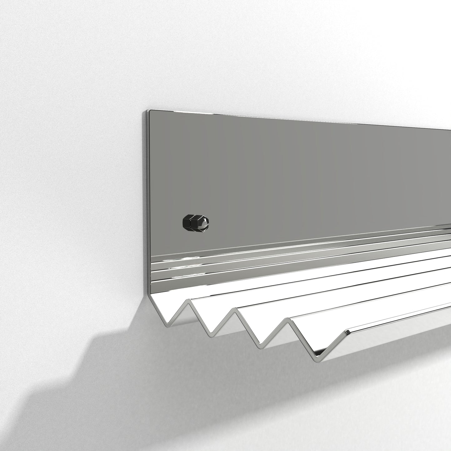 Catastrophe Shelve 1200mm/ 160mm high-polished