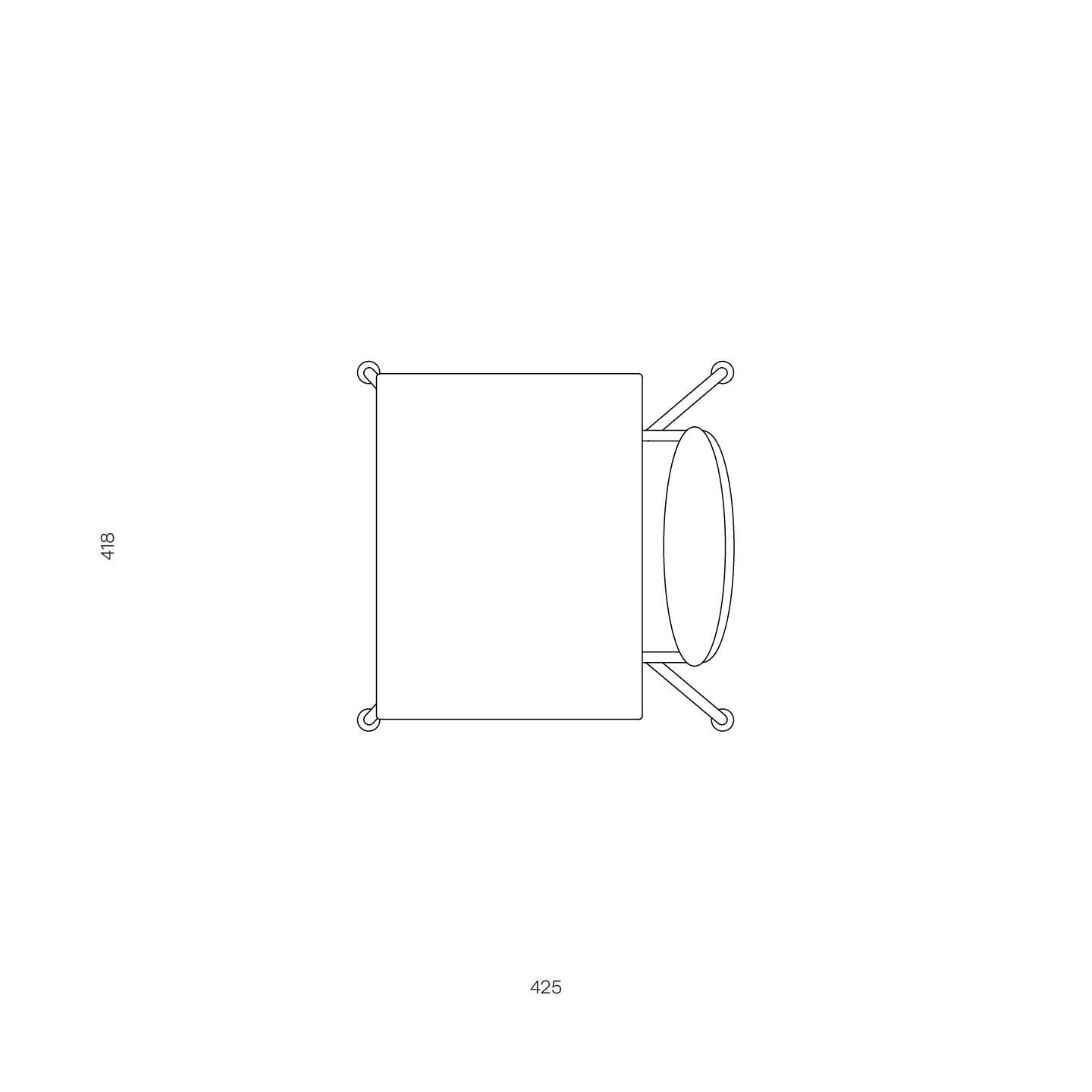 Climate Chair Round Angular