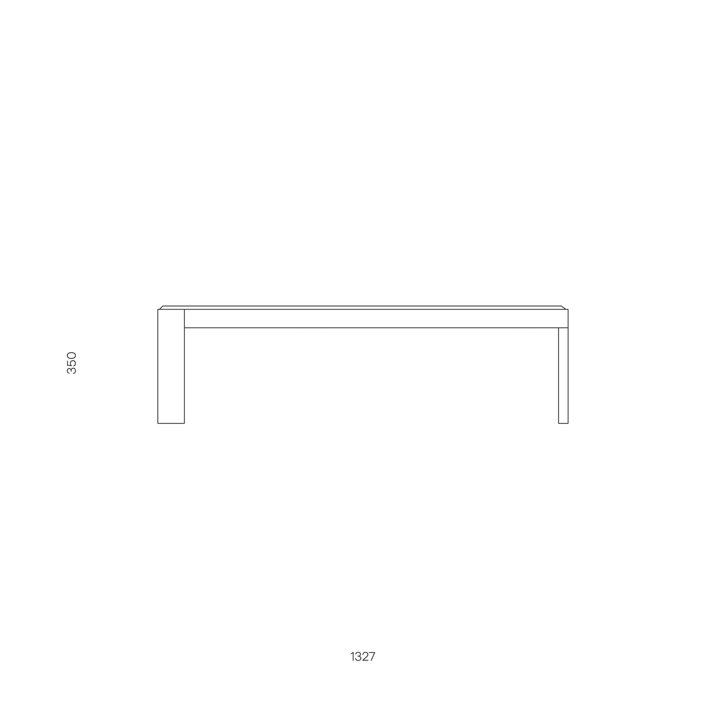 Iso Coffeetable L black