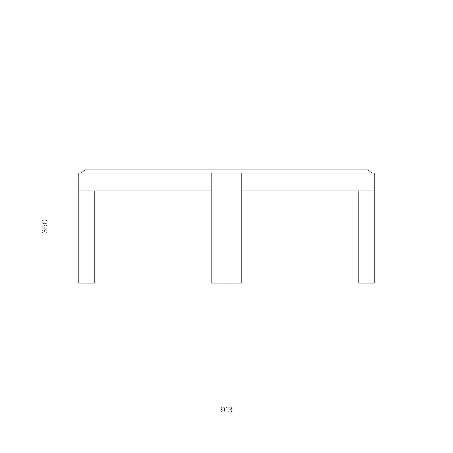 Iso Coffeetable M grey