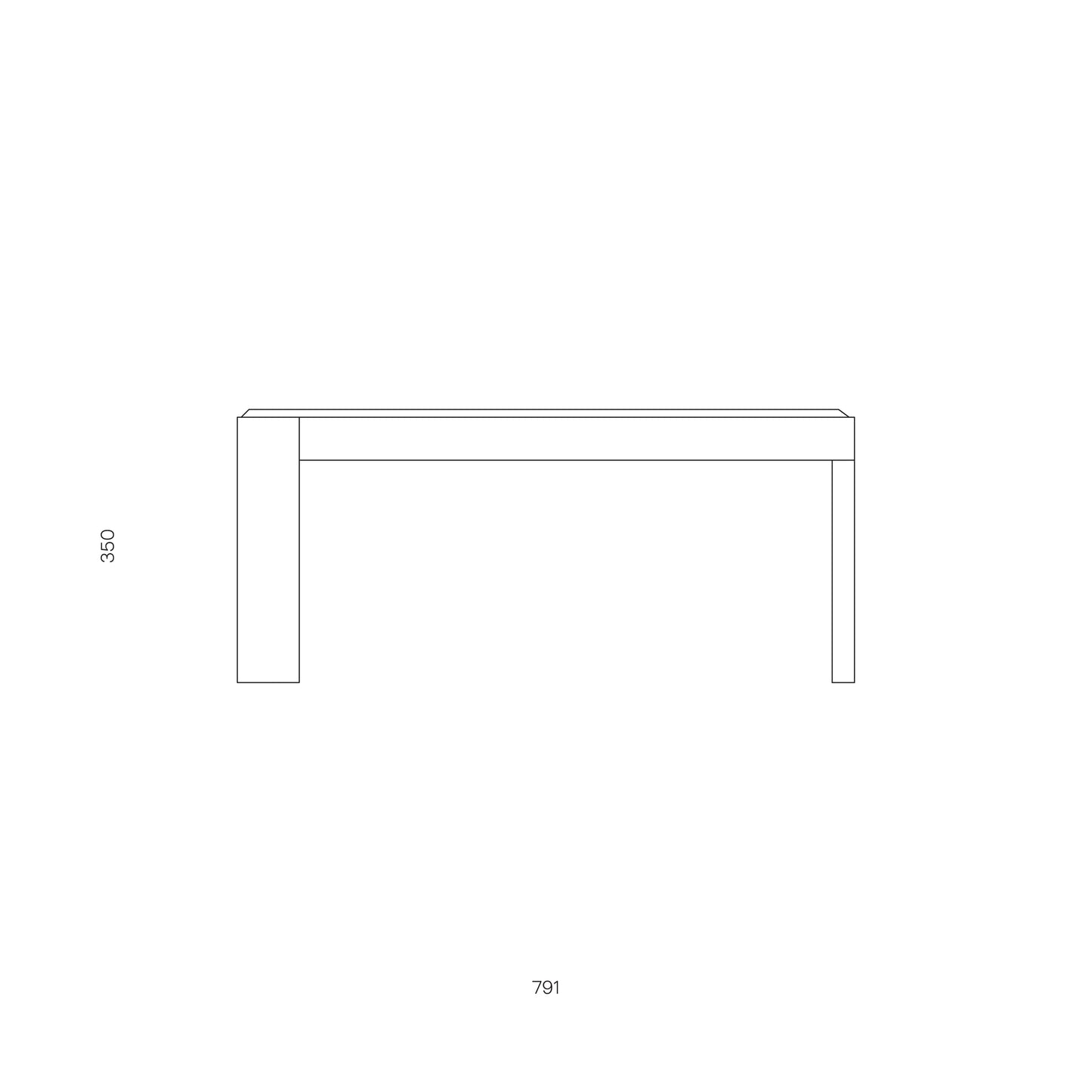 Iso Coffeetable M grey