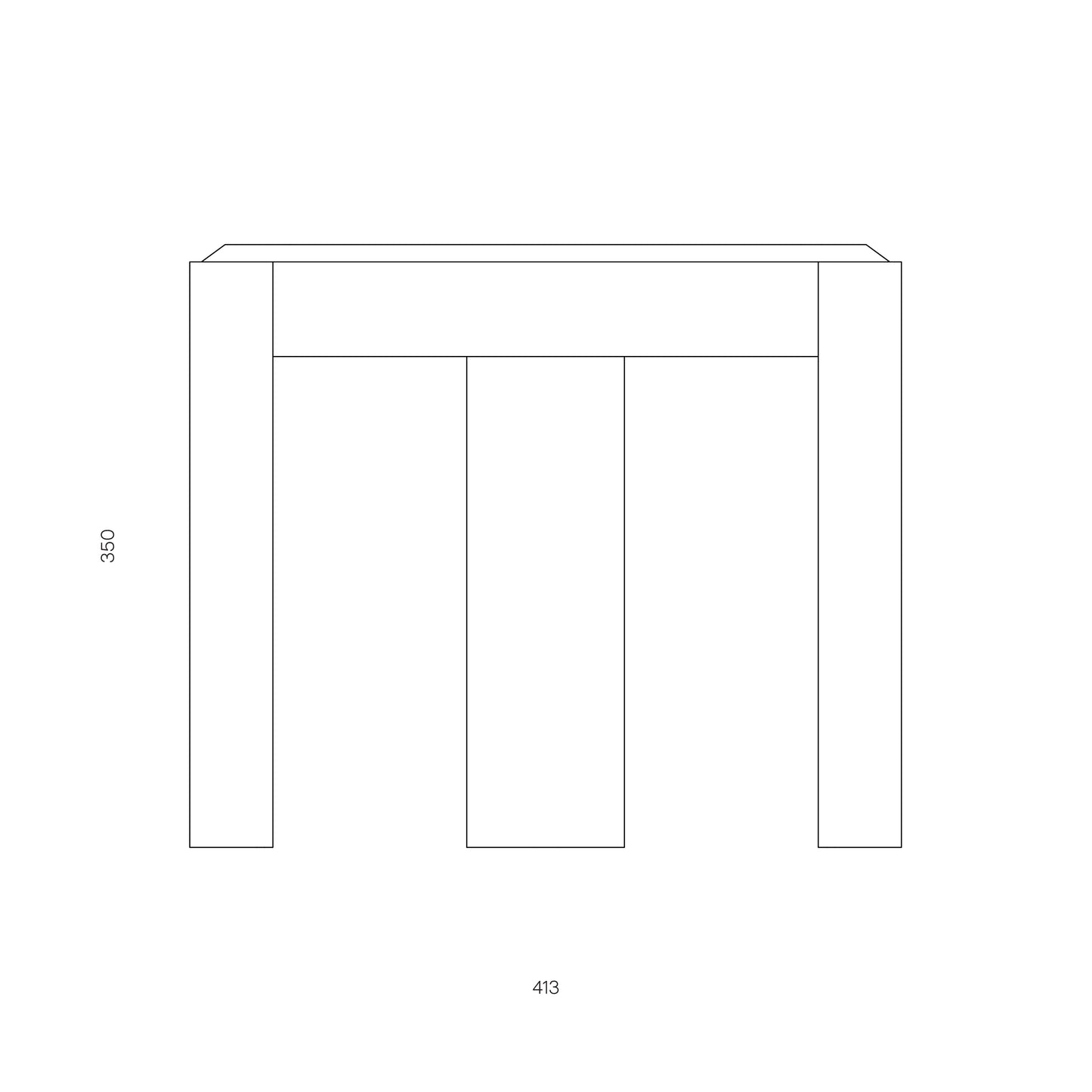 Iso Coffeetable S grey