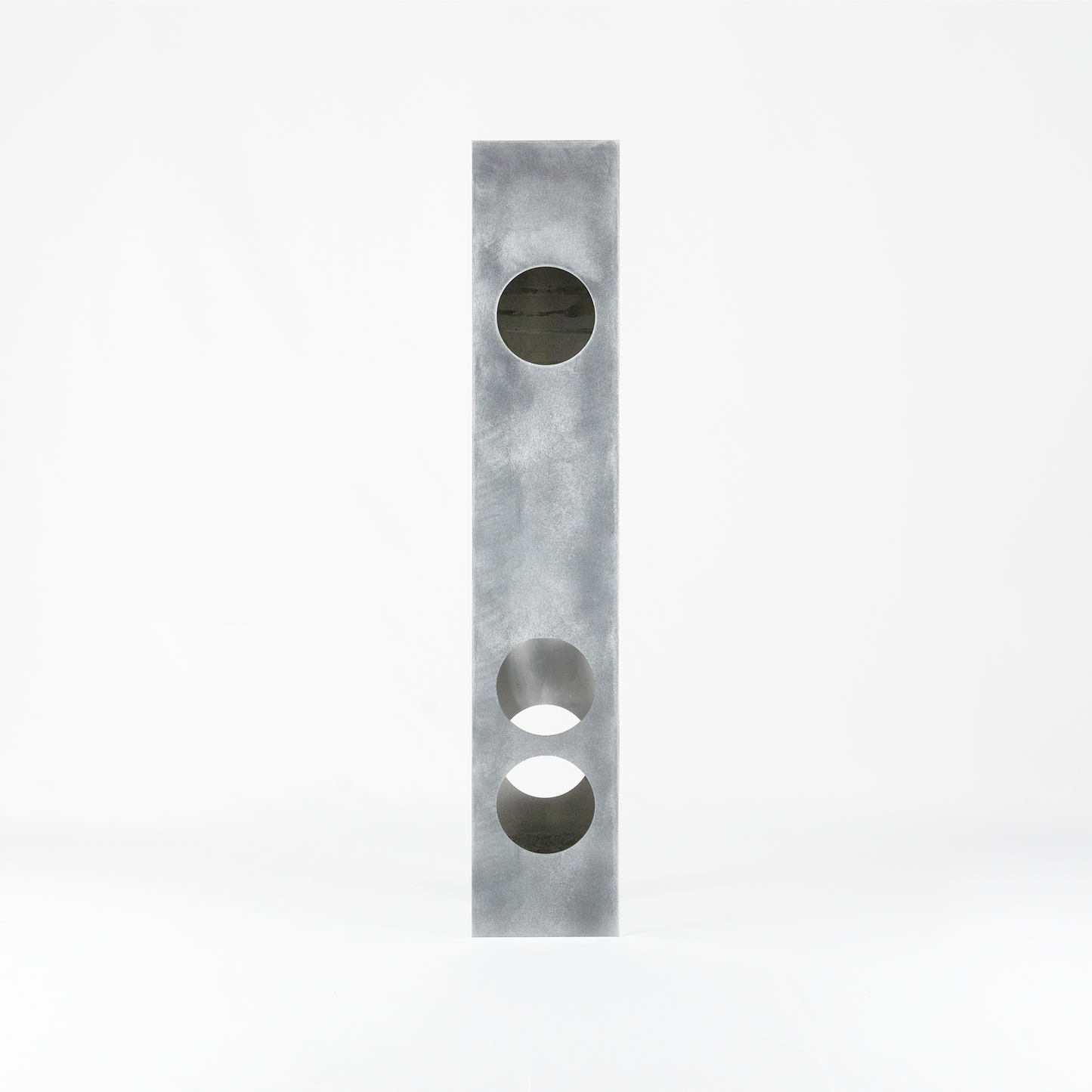 Tower Vase raw aluminium