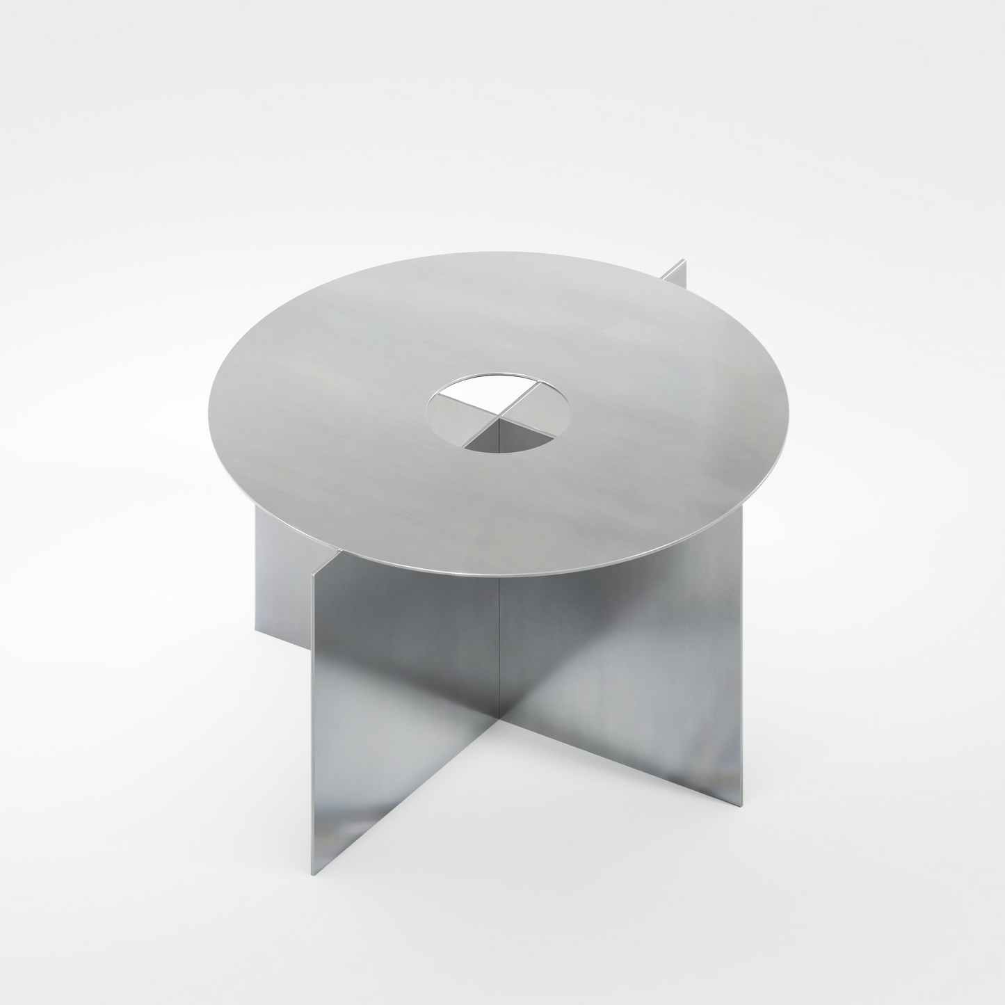 Disc Table Aluminium