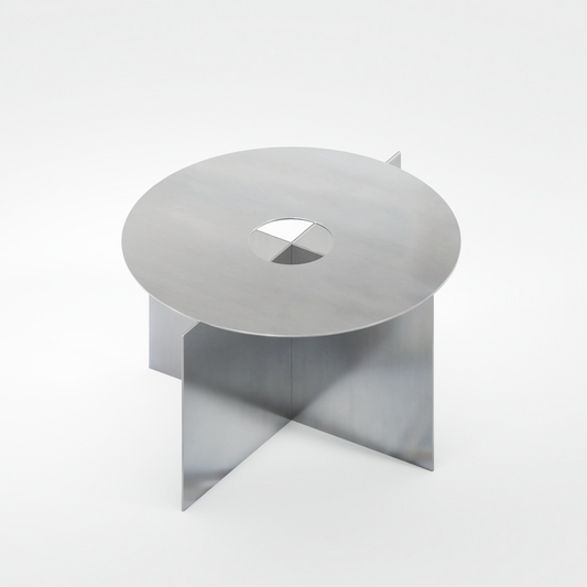 Disc Table Aluminium